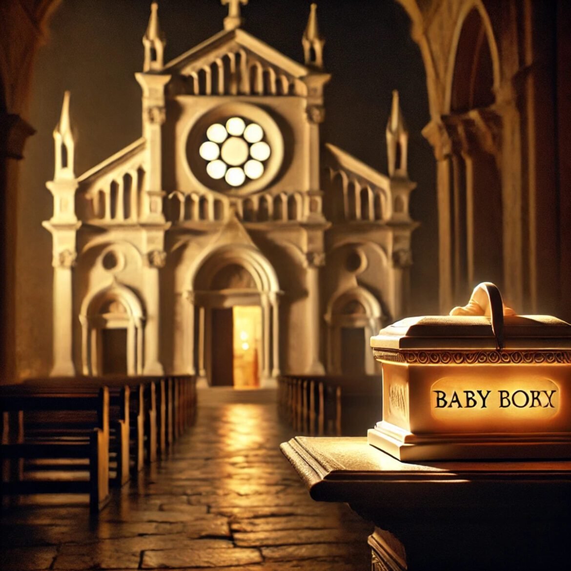 Newborn baby boy found dead inside box left for abandoned babies at Italian church Newborn baby boy found dead inside box left for abandoned babies at Italian church